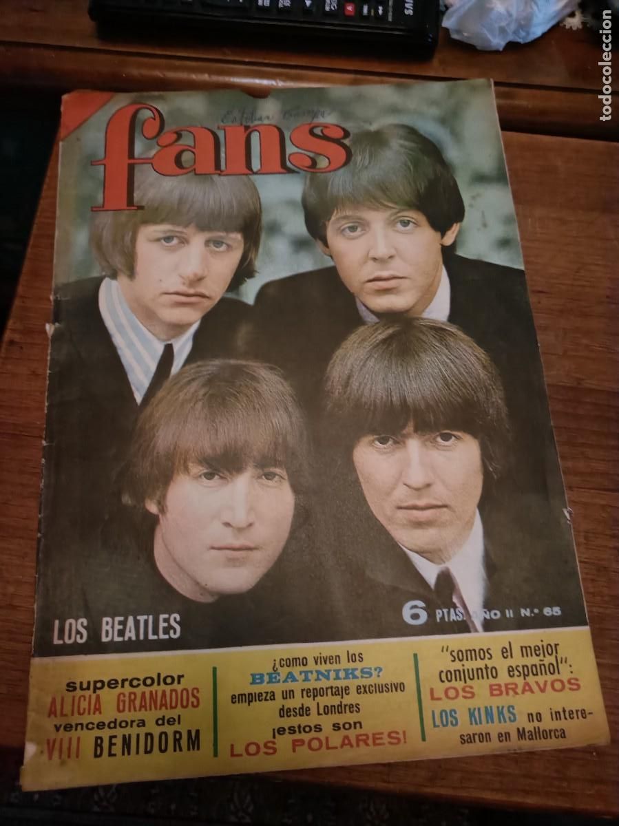 Revistas de m&uacute;sica: REVISTA FANS LOS BEATLES