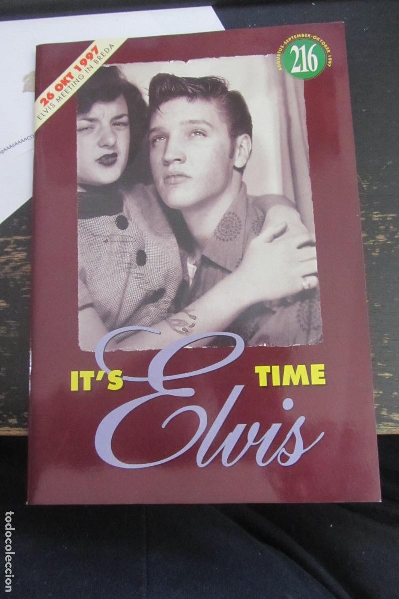 Revistas de m&uacute;sica: REVISTAS IT'S TIME ELVIS 216 PRESLEY EN INGLES Y HOLANDES CON MUCHAS FOTOS Arx8