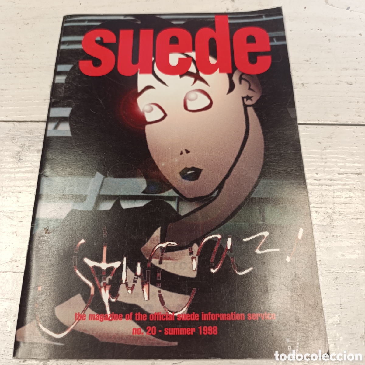 Revistas de m&uacute;sica: Revista oficial de Suede, de la banda brit&aacute;nica de Britpop Suede 1998