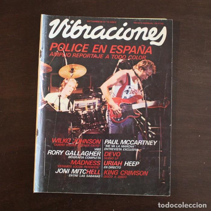 Revistas de m&uacute;sica: VIBRACIONES 72 SEPTIEMBRE 1980 THE POLICE PAUL MCCARTNEY DEVO MADNESS UNDERTONES RORY GALLAGHER&hellip;