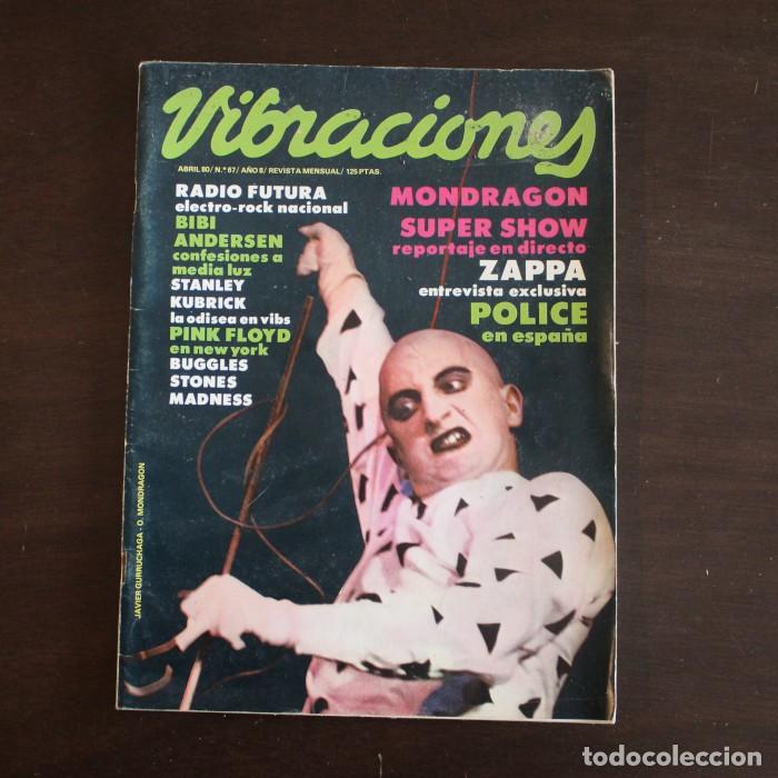Revistas de m&uacute;sica: VIBRACIONES 67 ABRIL 1980 ORQUESTA MONDRAGON RADIO FUTURA BIB ANDERSEN PINK FLOYD&hellip;
