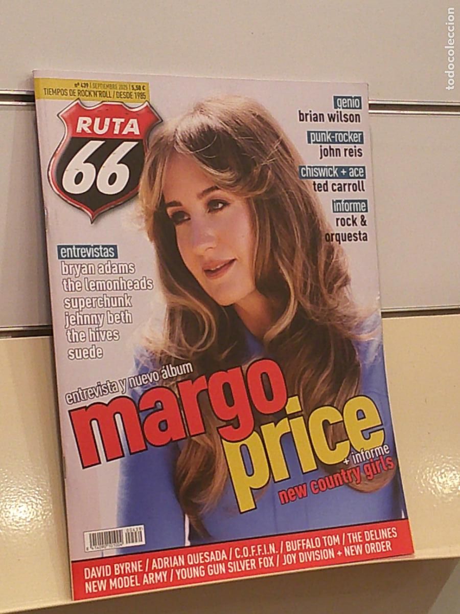 Revistas de m&uacute;sica: REVISTA RUTA 66 N&ordm; 439 SEPTIEMBRE 2025 MARGO PRICE
