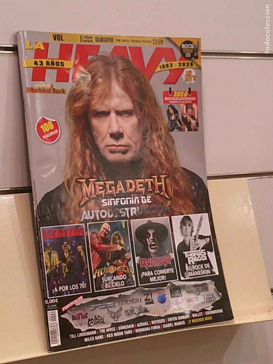 Revistas de m&uacute;sica: REVISTA LA HEAVY N&ordm; 477 MEGADETH