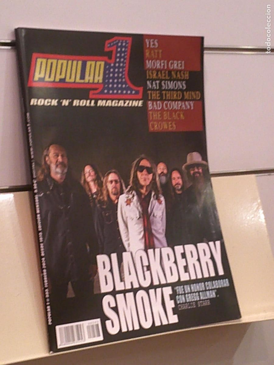 Revistas de m&uacute;sica: REVISTA ROCK AND ROLL POPULAR 1 MAGAZINE N&ordm; 593 FEBRERO 2024 BLACKBERRY SMOKE