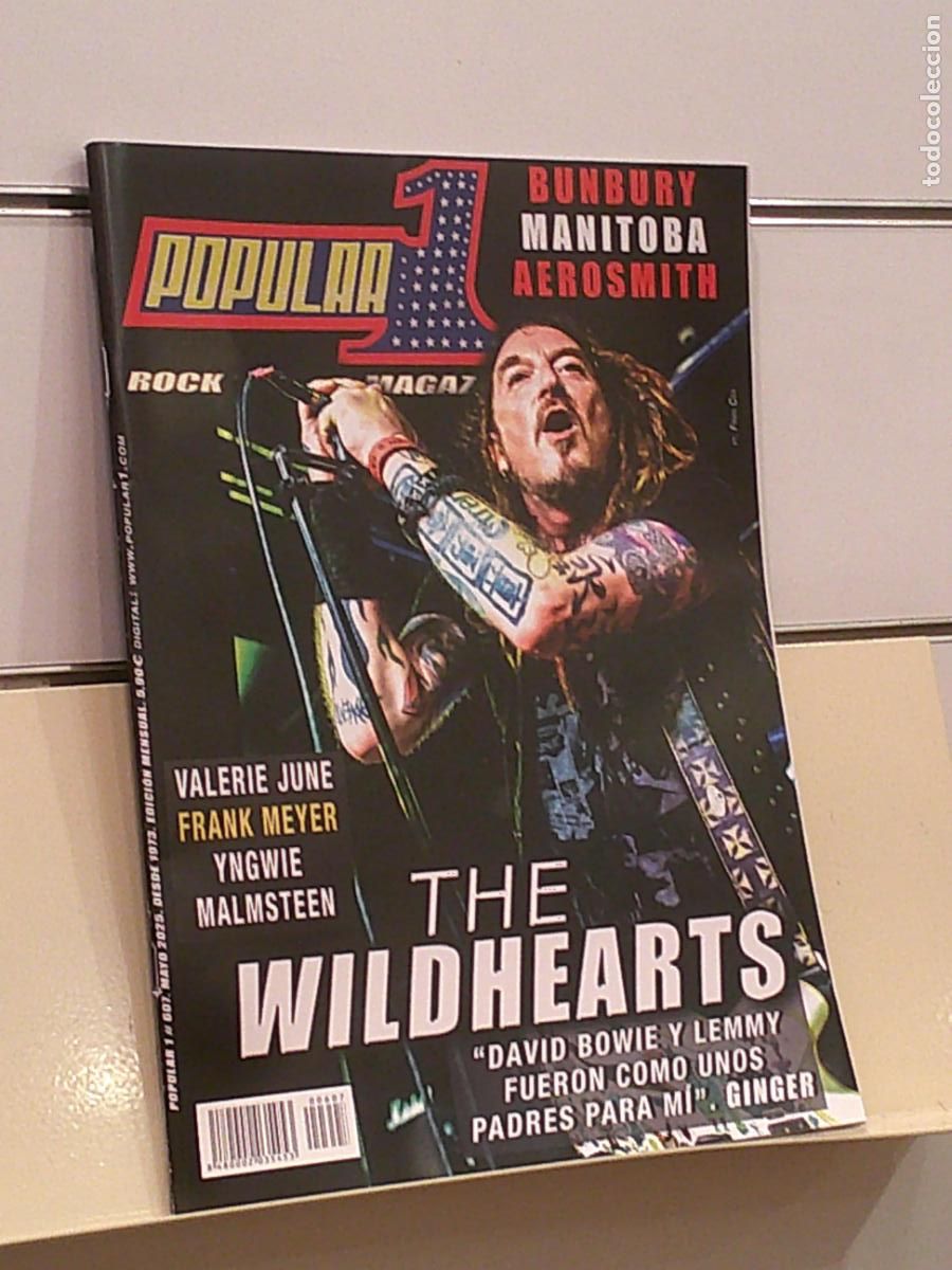 Revistas de m&uacute;sica: REVISTA ROCK AND ROLL POPULAR 1 MAGAZINE N&ordm; 607 MAYO 2025 THE WILDHEARTS