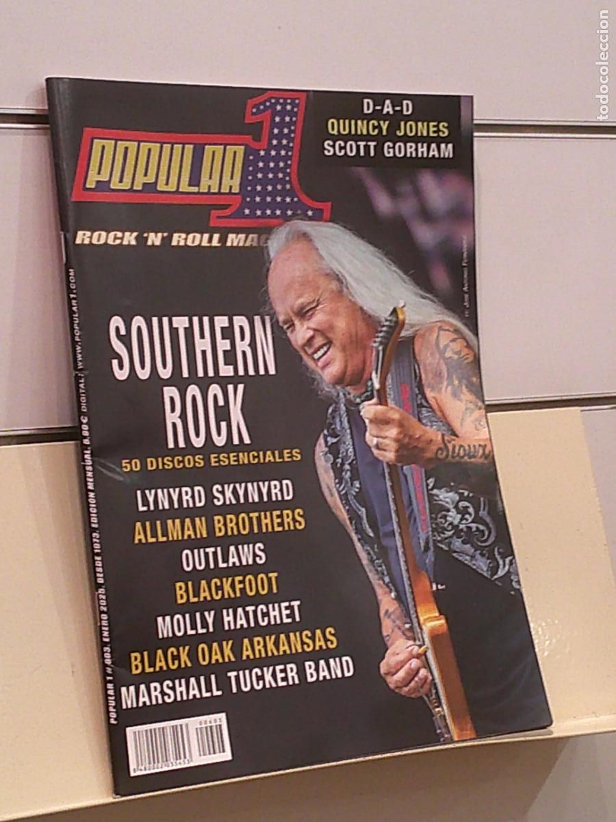 Revistas de m&uacute;sica: REVISTA ROCK AND ROLL POPULAR 1 MAGAZINE N&ordm; 603 ENERO 2025 SOUTHERN ROCK