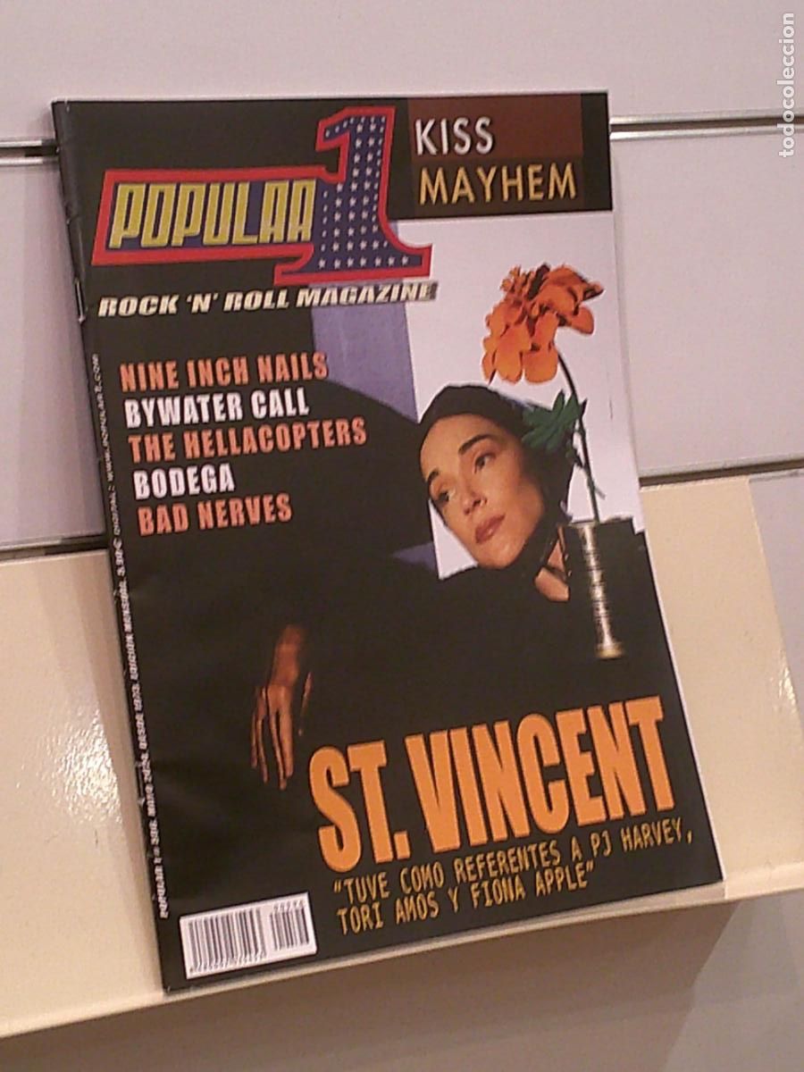 Revistas de m&uacute;sica: REVISTA ROCK AND ROLL POPULAR 1 MAGAZINE N&ordm; 596 MAYO 2024 ST. VINCENT