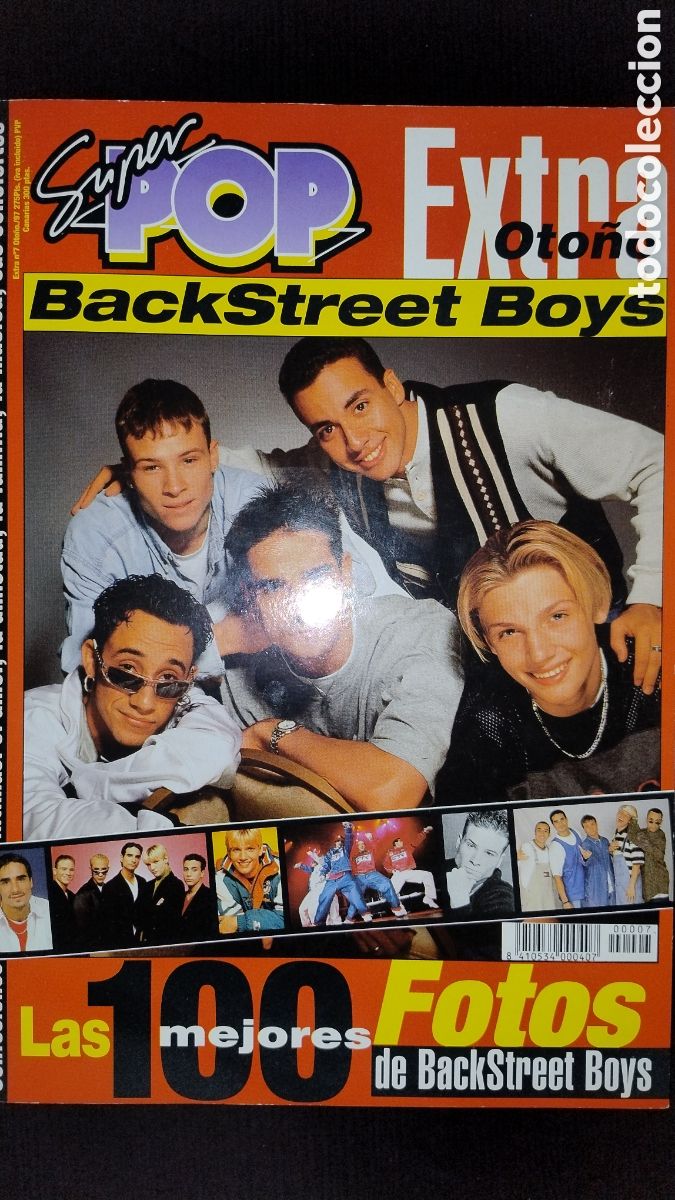 Revistas de m&uacute;sica: Super pop extra oto&ntilde;o backstreet boys