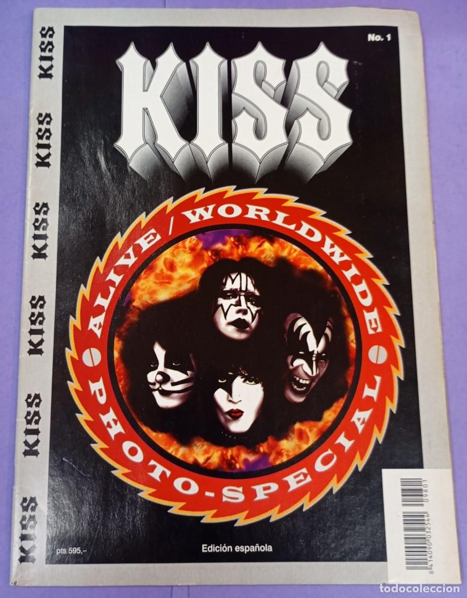 Revistas de m&uacute;sica: KISS PHOTO-SPECIAL. ALIVE. WORLDWIDE. EDICION ESPA&Ntilde;OLA KISS FAN SHOP. N&ordm;1. A&Ntilde;O 98