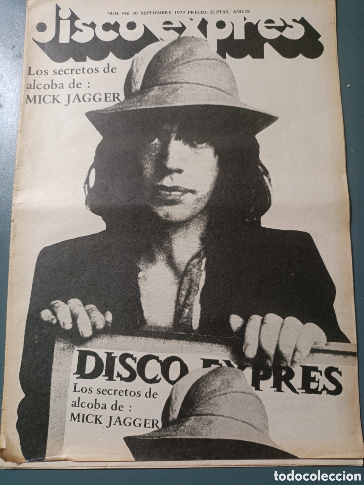 Revistas de m&uacute;sica: Revista disco Express a&ntilde;o 1977