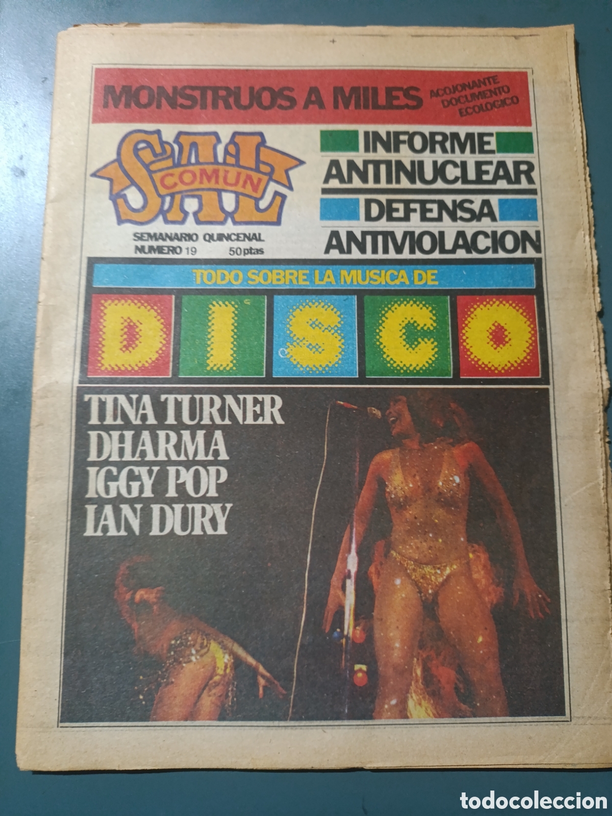 Revistas de m&uacute;sica: Revista Sal Com&uacute;n N&uacute;m 19 A&ntilde;os 70