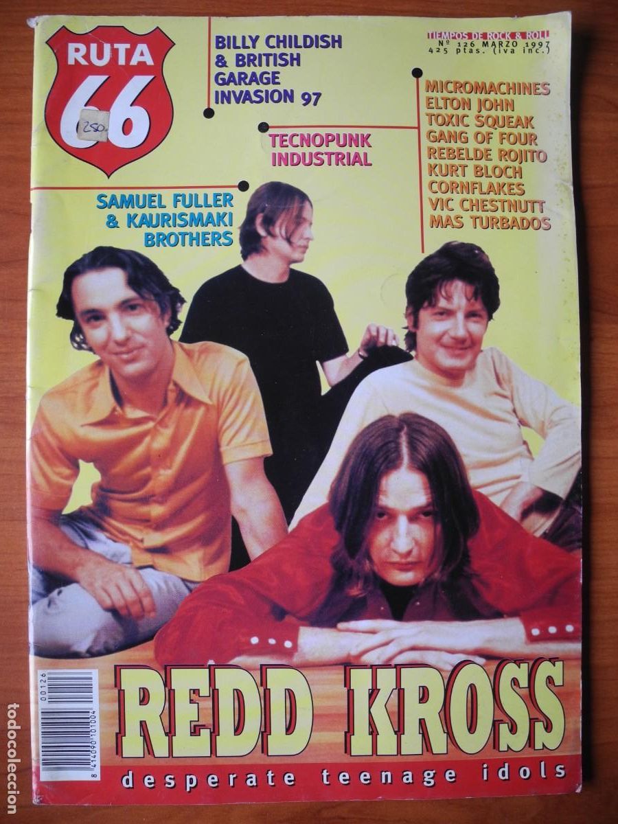 Revistas de m&uacute;sica: Ruta 66, n. 126 Redd Kross, Tecnopunk industrial, Samuel Fuller & Kaurismaki Brothers