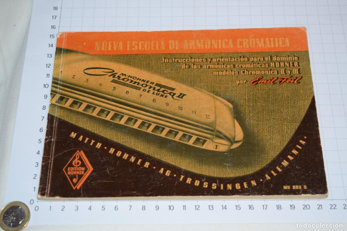 Revistas de m&uacute;sica: A&ntilde;os 50 / 60 - NUEVA ESCUELA DE ARM&Oacute;NICA CROM&Aacute;TICA - Edition HOHNER Alemania &iexcl;Mira fotos/detalles!