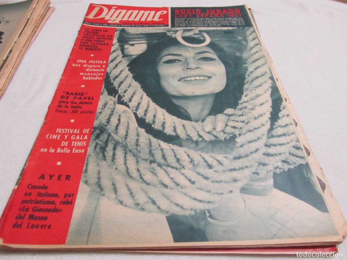 Revistas de m&uacute;sica: ROCIO JURADO,PORTADA Y ENTREVISTA MISS ESPA&Ntilde;A 1967