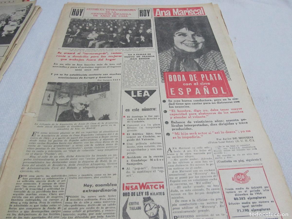 Revistas de m&uacute;sica: ANA MARISCAL ,ARTICULO DE PRENSA 1965