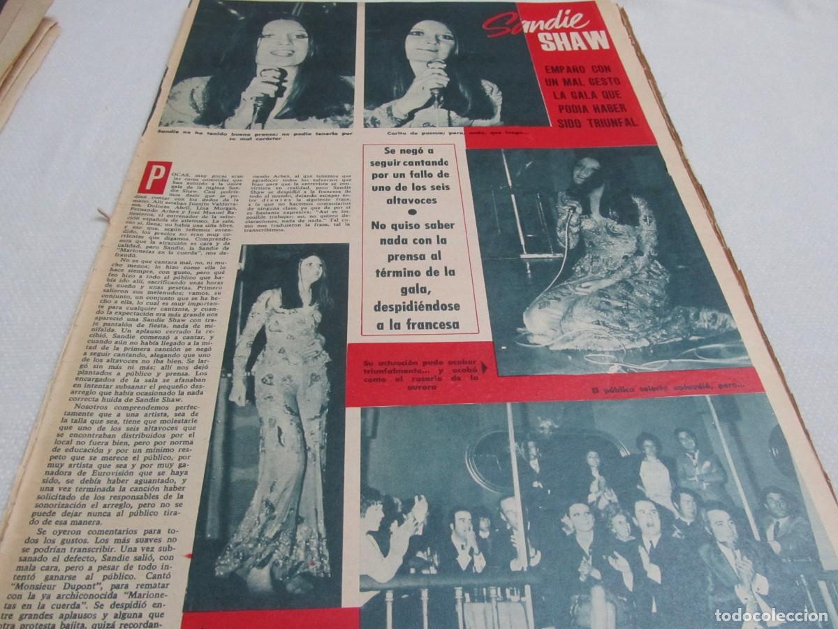 Revistas de m&uacute;sica: SANDIE SHAW,MARY CARRILLO,ARTICULO DE PRENSA
