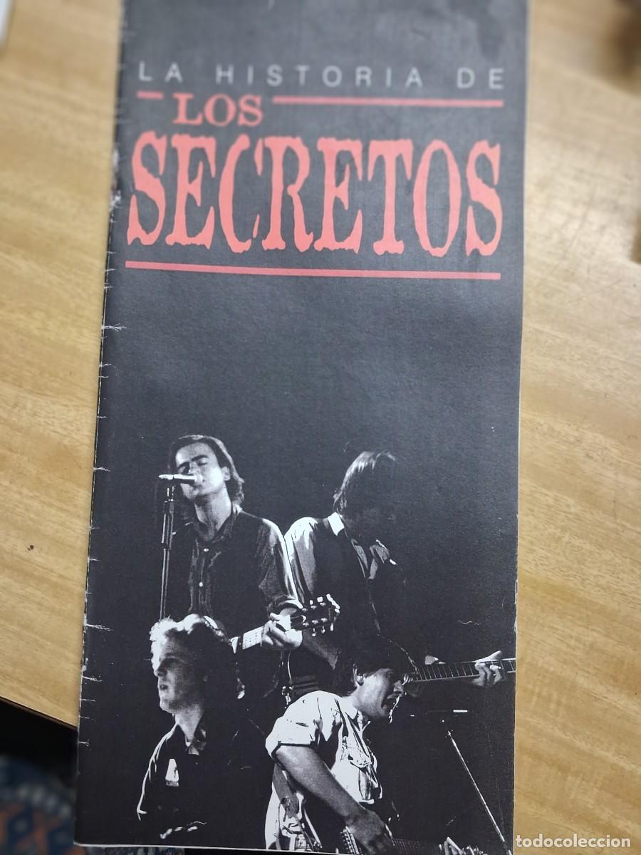 Revistas de m&uacute;sica: Folleto repro que acompa&ntilde;aba la caja de CD&acute;s de La Historia De Los Secretos - 1996