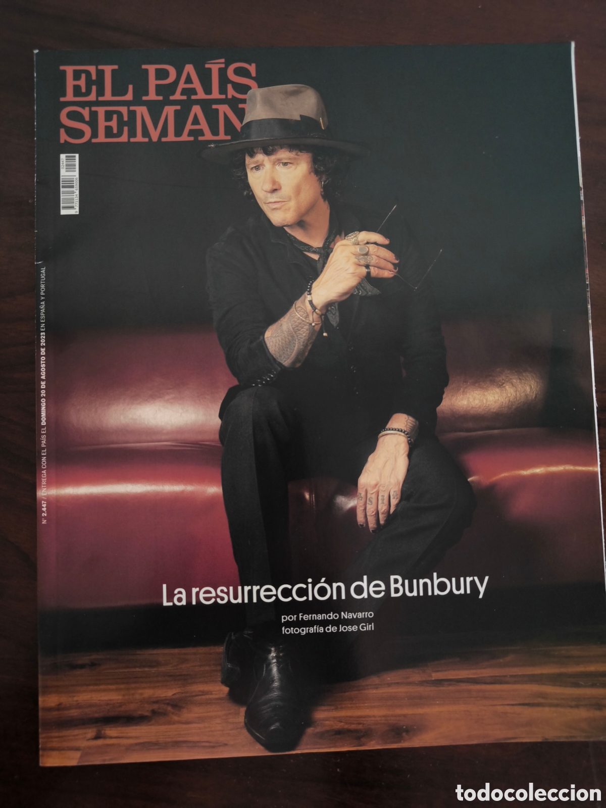 Revistas de m&uacute;sica: Revista El Pa&iacute;s Semanal. Bunbury