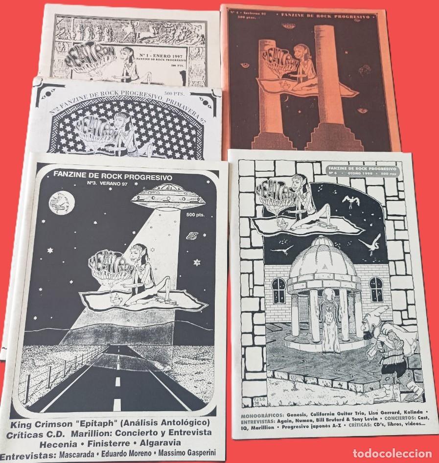 Revistas de m&uacute;sica: EL MELLOTRON Fanzine LOTE de los n&ordm;s ( 1 al 9) 1996-2000