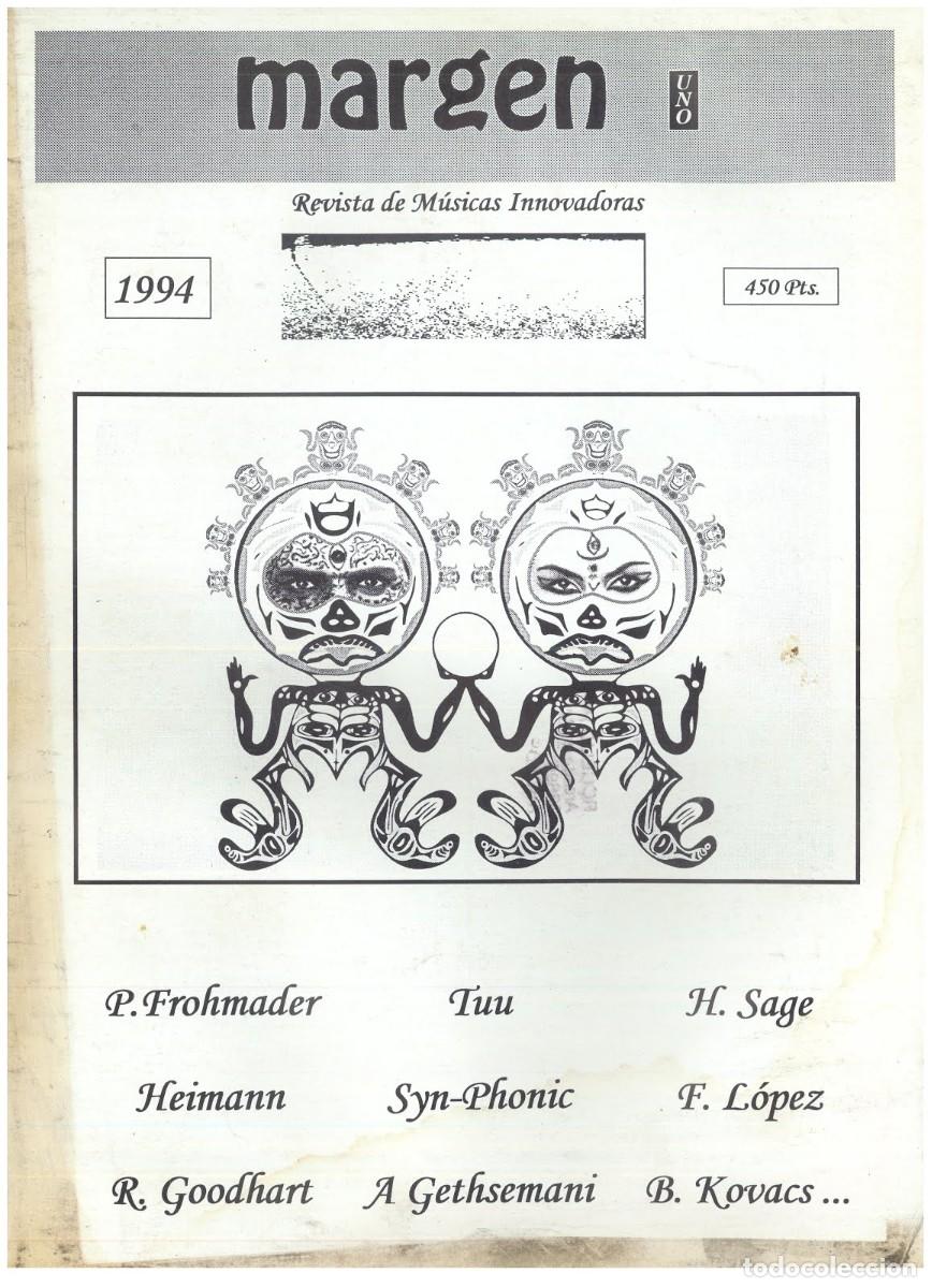 Revistas de m&uacute;sica: MARGEN revista de m&uacute;sicas innovadoras - LOTE 22 revistas del N&ordm; 1 al 23 (1994 / 2001)