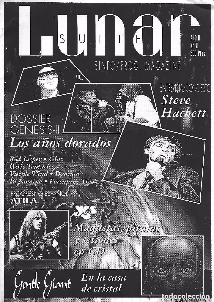 Revistas de m&uacute;sica: LUNAR SUITE sinfo prog Magazine LOTE 14n&ordm;s del 1al2 + 4al15 (1993 / 1998)falta el n&ordm;3...