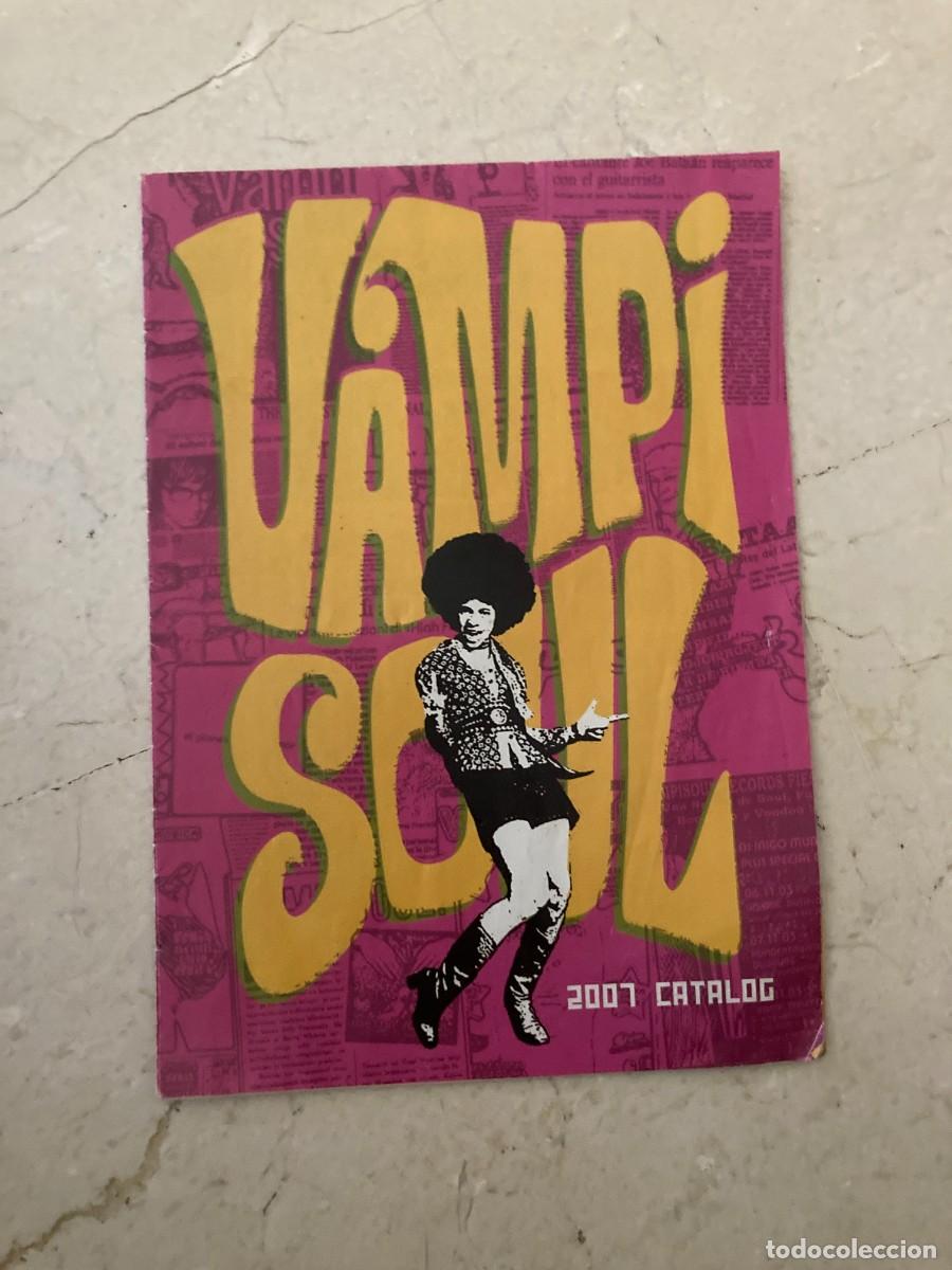 Revistas de m&uacute;sica: Cat&aacute;logo discos de vinilo VAMPI SOUL RECORDS 2007 - Desplegable