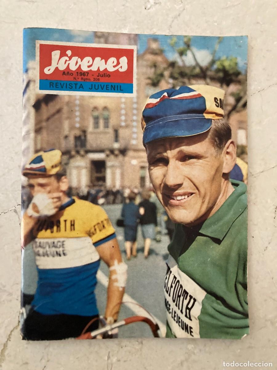 Revistas de m&uacute;sica: Revista juvenil JOVENES - A&ntilde;o 1967 / Massiel - Los Stop - Spencer Tracy