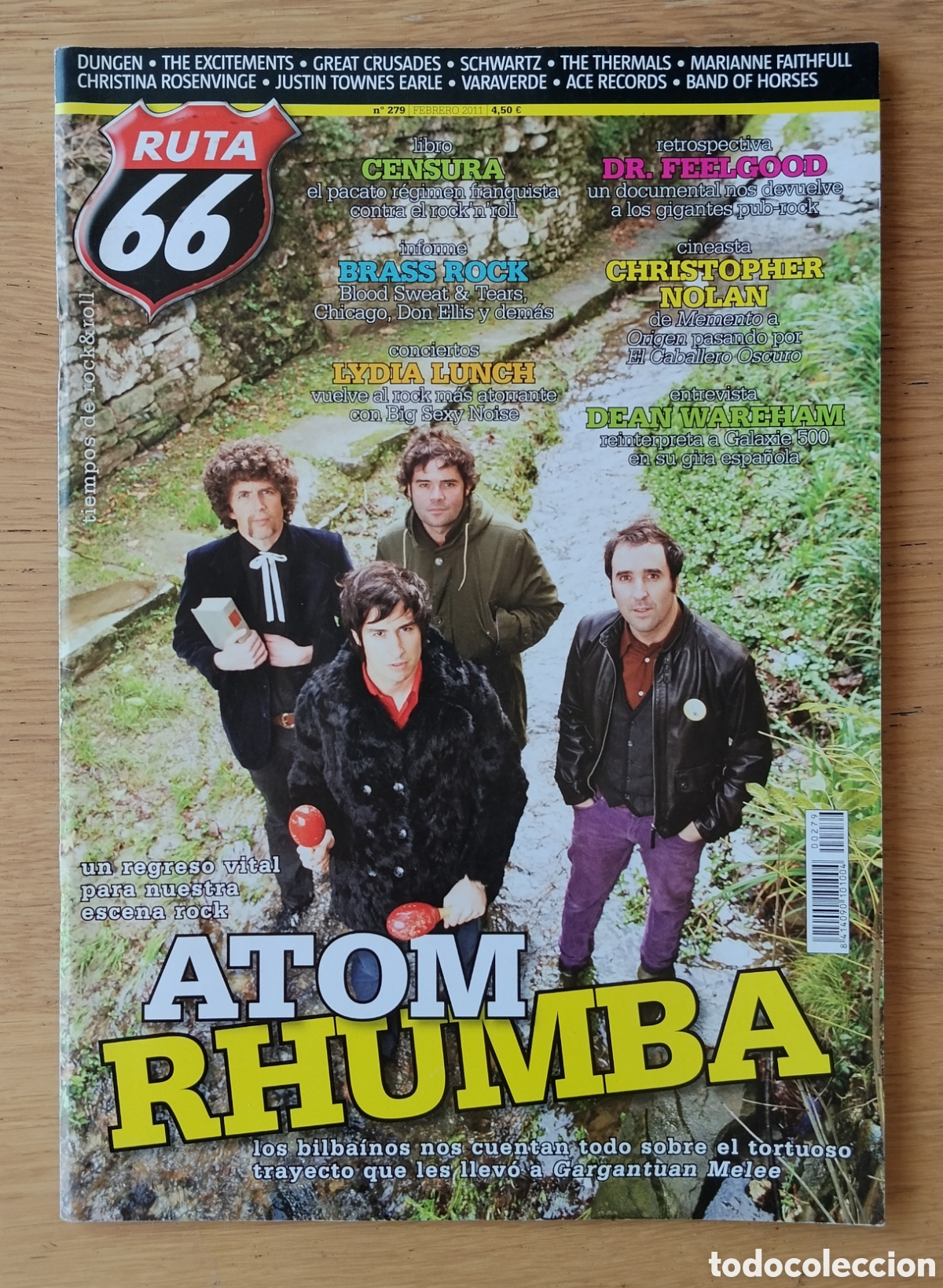 Revistas de m&uacute;sica: RUTA 66 NUMERO 279 - FEBRERO 2011 . EN MUY BUEN ESTADO