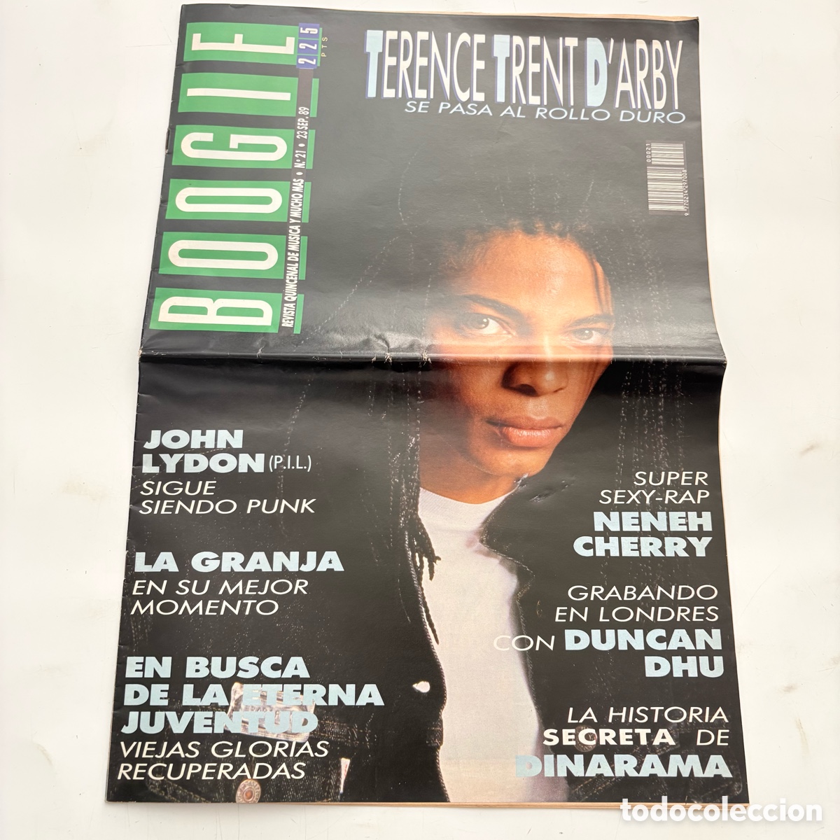 Revistas de m&uacute;sica: REVISTA MUSICAL BOOGIE N&ordm; 21 TERENCE TRENT D'ARBY JOHN LYDON DINARAMA DUNCAN DHU