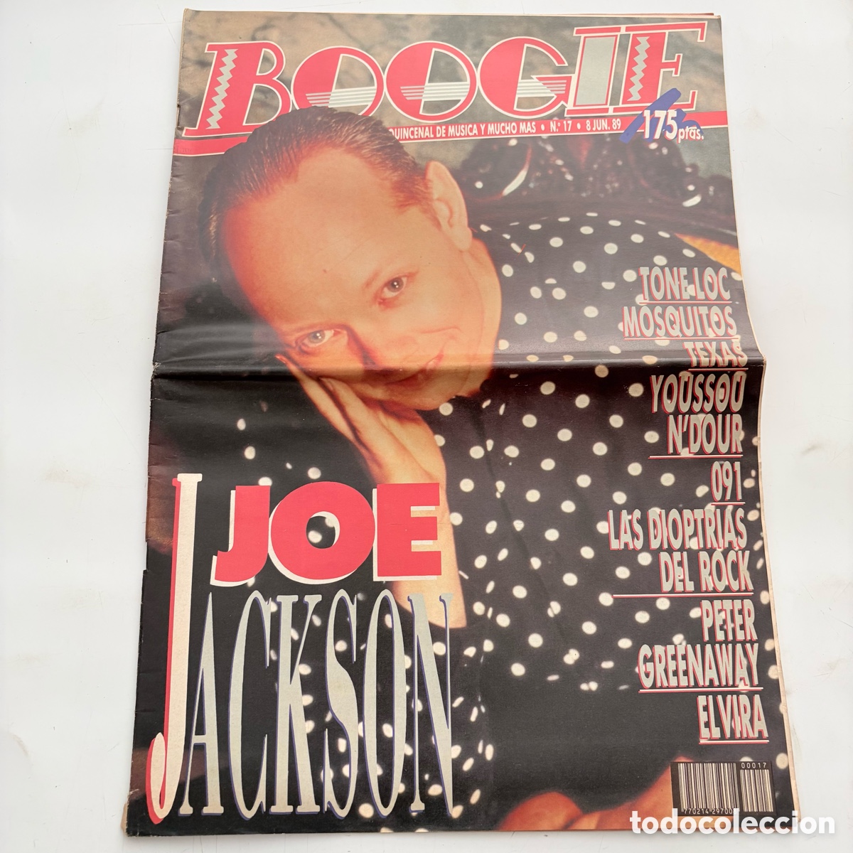 Revistas de m&uacute;sica: REVISTA MUSICAL BOOGIE N&ordm; 17 JOE JACKSON 091 TONE LOC