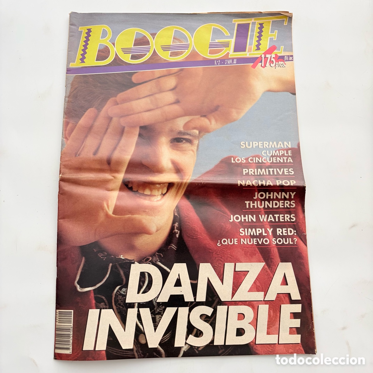 Revistas de m&uacute;sica: REVISTA MUSICAL BOOGIE N&ordm; 2 DANZA INVISIBLE SIMPLY RED NACHA POP PRIMITIVES