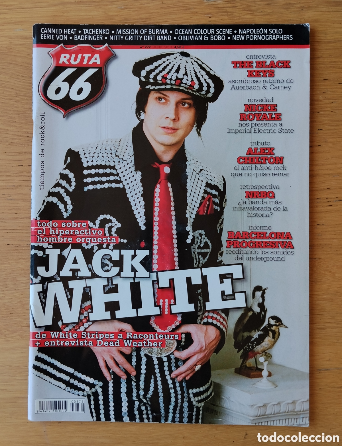 Revistas de m&uacute;sica: RUTA 66 NUMERO 272 - JUNIO 2010 . EN BUEN ESTADO - JACK WHITE