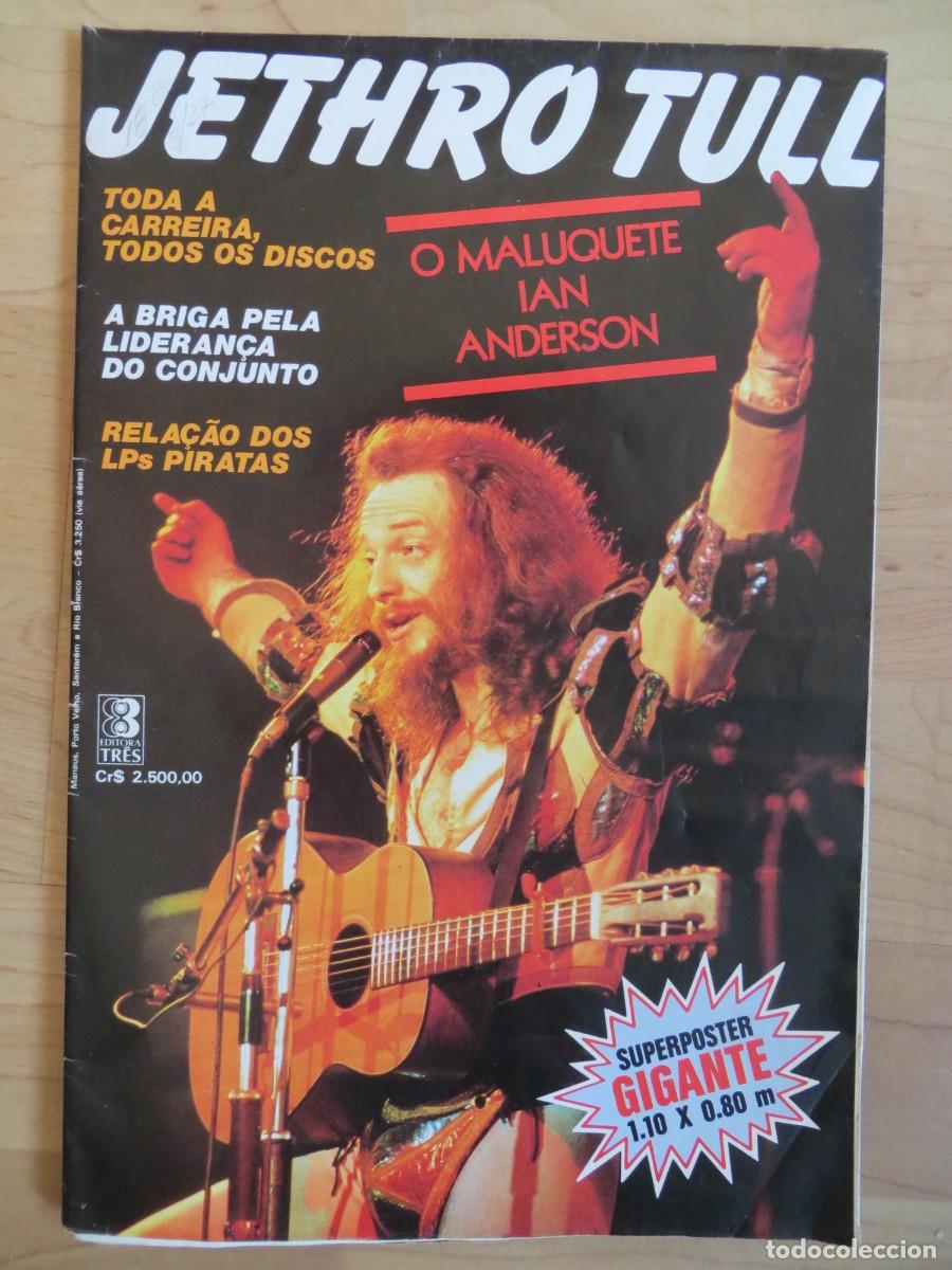 Revistas de m&uacute;sica: JETHRO TULL: ESPECIAL + SUPER POSTER GIGANTE !!!!!!! BRASIL 1984
