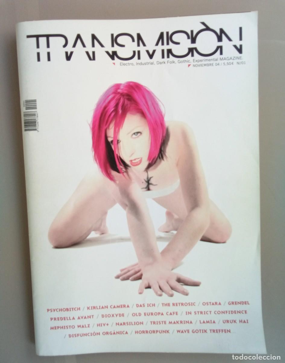 Revistas de m&uacute;sica: TRANSMISI&Oacute;N - 4 REVISTAs -ELECTRO-DARK FOLK-GOTH - N&ordm; 1 - 2 - 3 -4