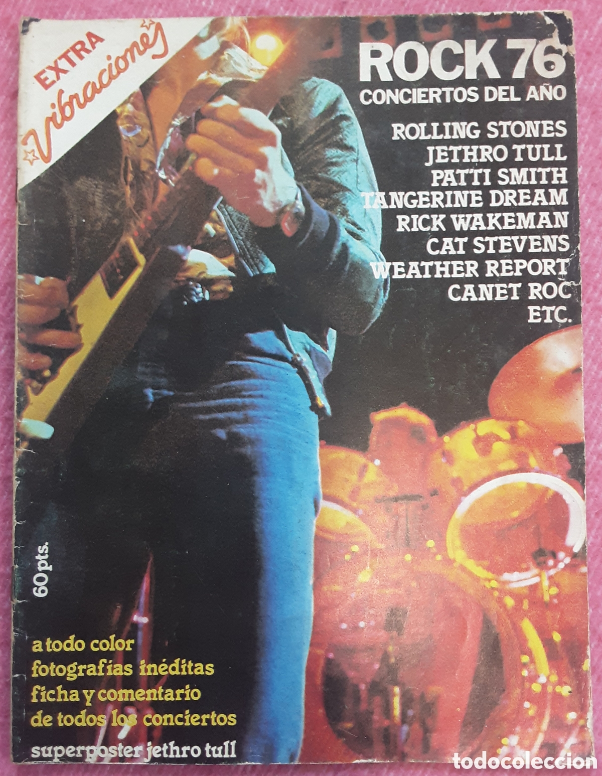 Revistas de m&uacute;sica: Magazine ROCK 76 - Rolling Stones / Jethro Tull / Cat Stevens / Patti Smith / Weather Report