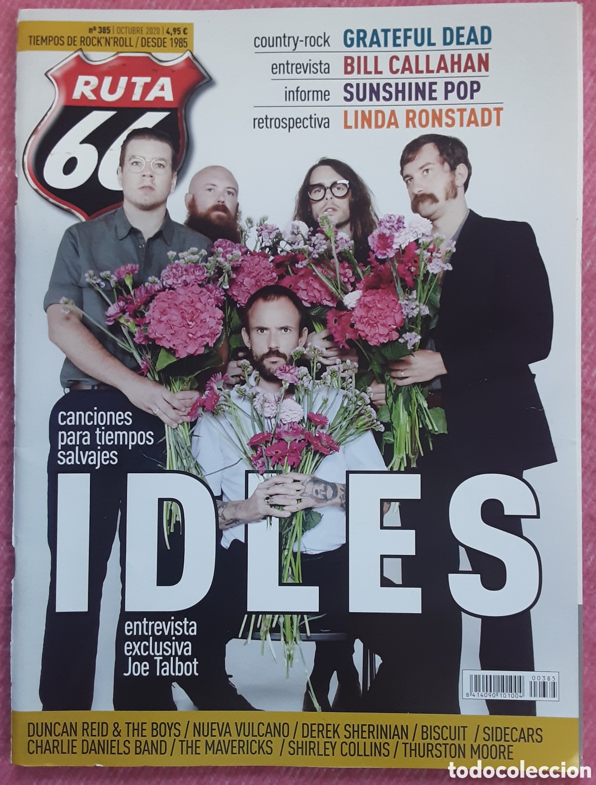 Revistas de m&uacute;sica: Magazine RUTA 66 385 - Idles / Grateful Dead / Bill Callahan / Linda Ronstadt / Sunshine Pop