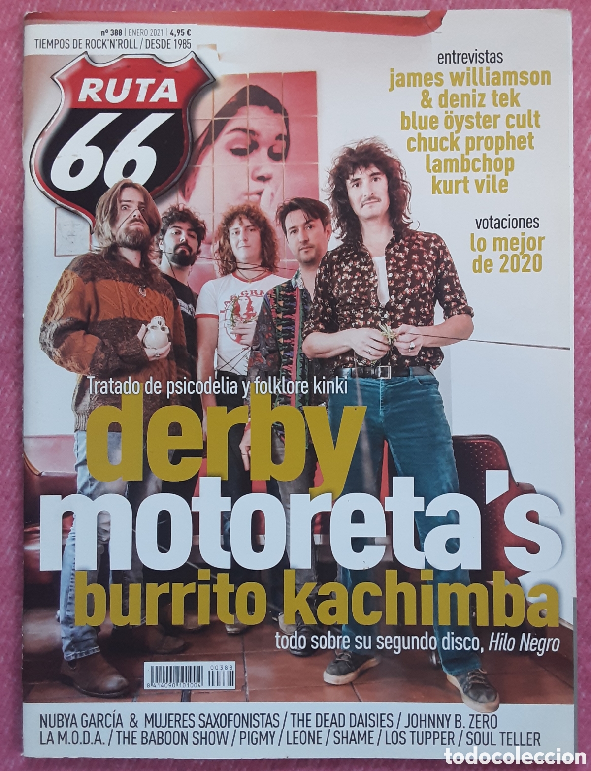 Revistas de m&uacute;sica: Magazine 388 - Derby Motoretas / James Williamson / Chuck Prophet / Kurt Vile