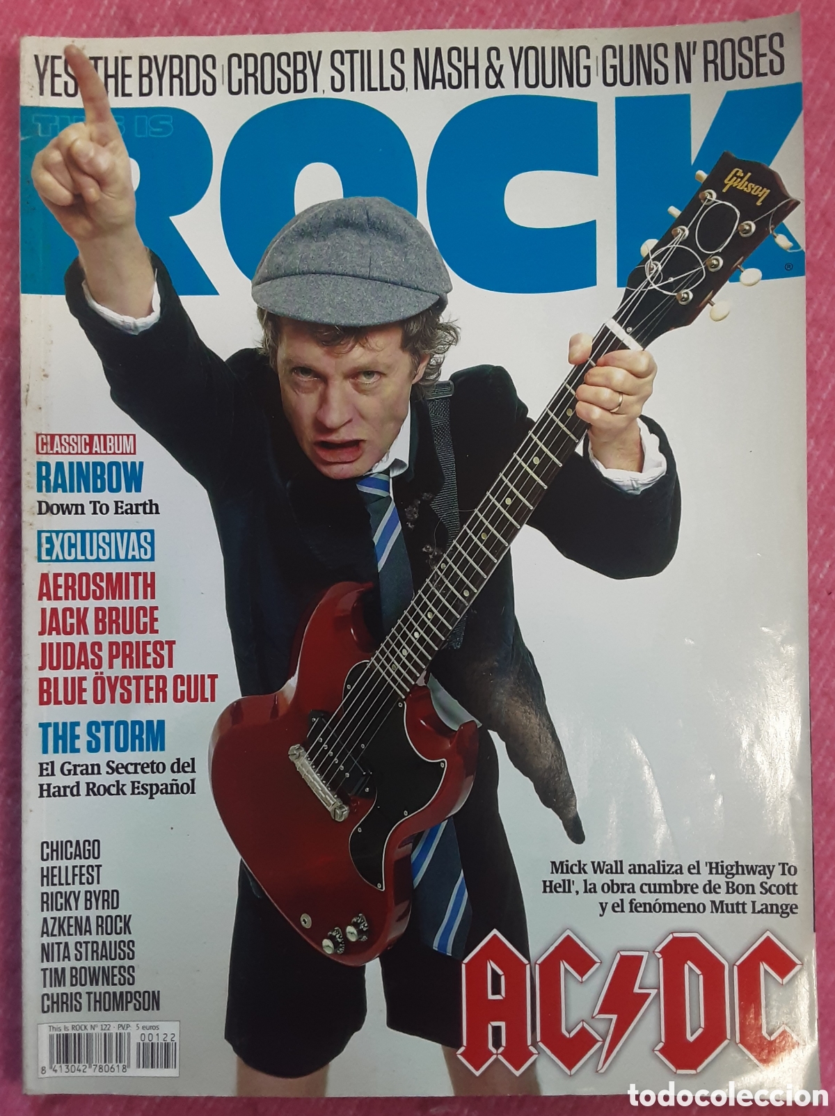 Revistas de m&uacute;sica: Magazine THIS IS ROCK 122 - AC/DC / Guns N Roses / Aerosmith / Judas Priest / The Storm / Rainbow