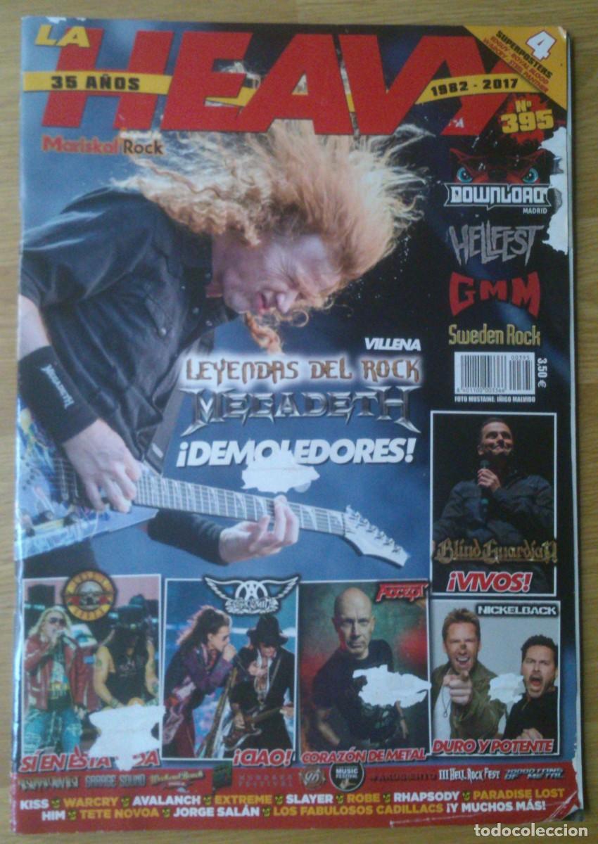 Revistas de m&uacute;sica: REVISTA HEAVY/ROCK N&ordm; 395 (MEGADETH, GUNS'N'ROSES, BLIND GUARDIAN...)