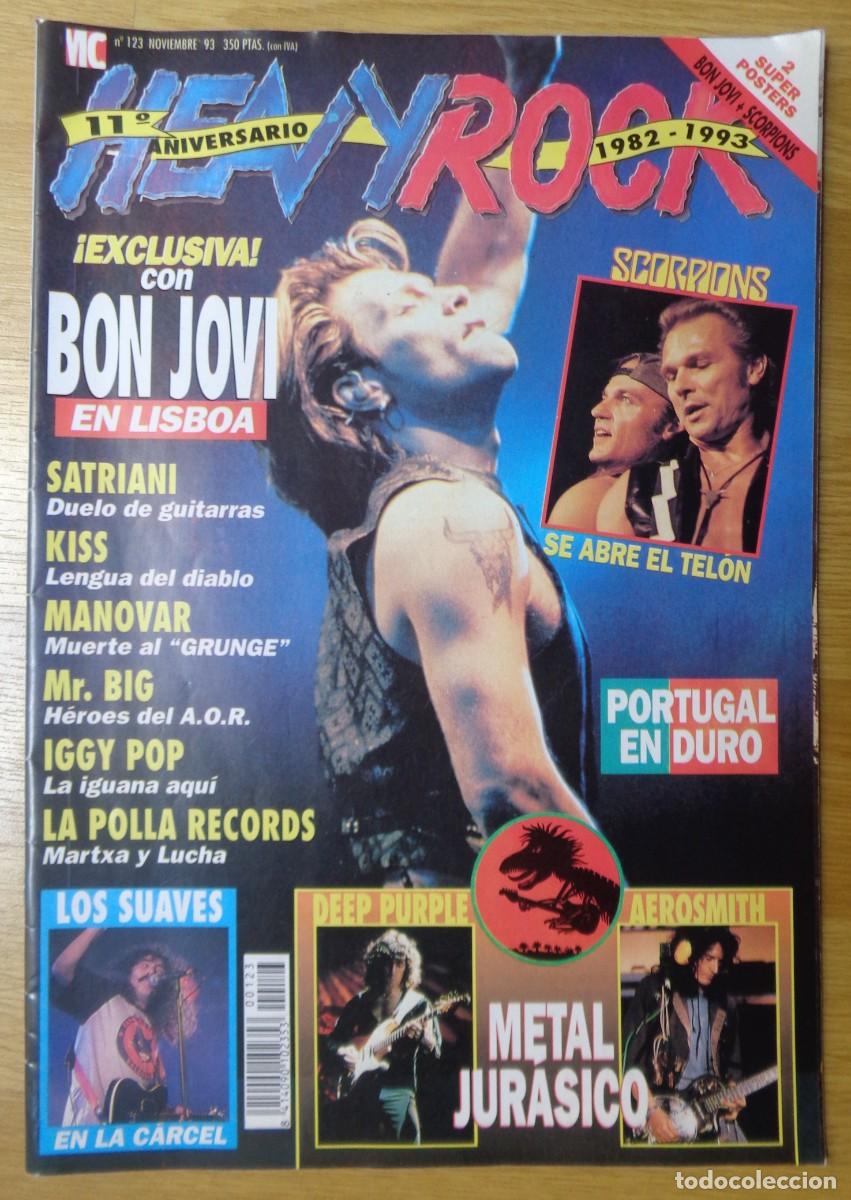 Revistas de m&uacute;sica: REVISTA HEAVY/ROCK N&ordm; 123 (BON JOVI, SCORPIONS, DEEP PURPLE...)
