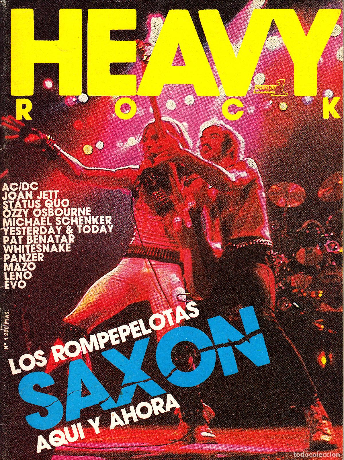 Revistas de m&uacute;sica: Revista Heavy Rock Numero 1