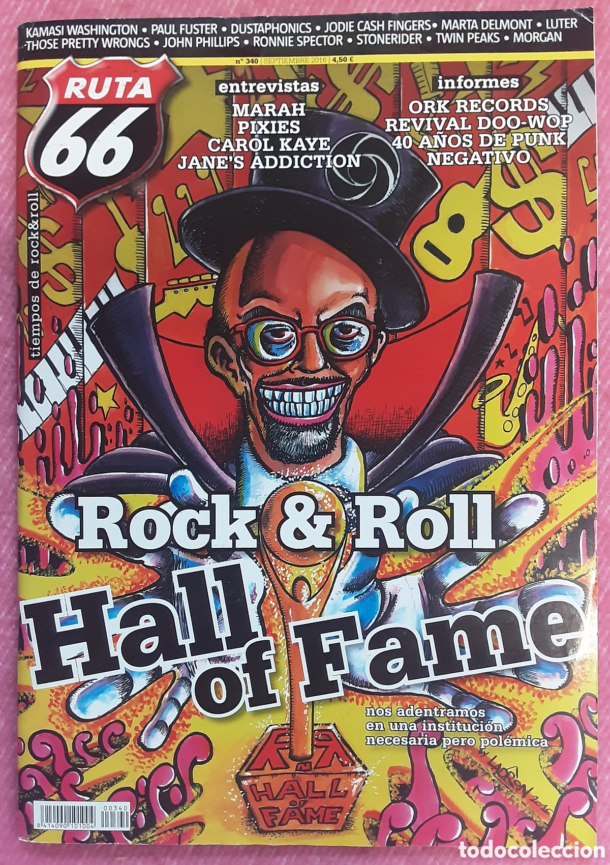 Revistas de m&uacute;sica: Magazine RUTA 66 340 - Pixies / Marah / Carol Kaye / Jane's Addiction / John Phillips