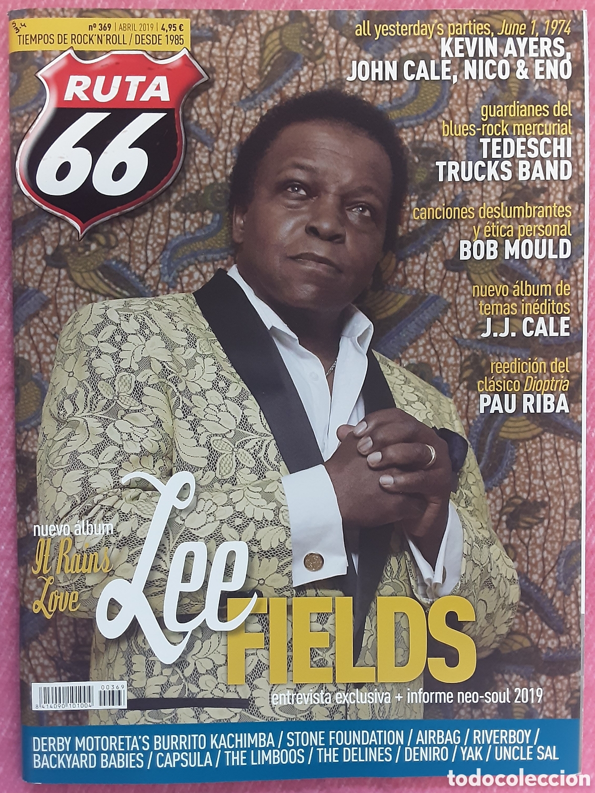 Revistas de m&uacute;sica: Magazine RUTA 66 369 - Lee Fields / John Cale / Bob Mould / Kevin Ayers / Airbag