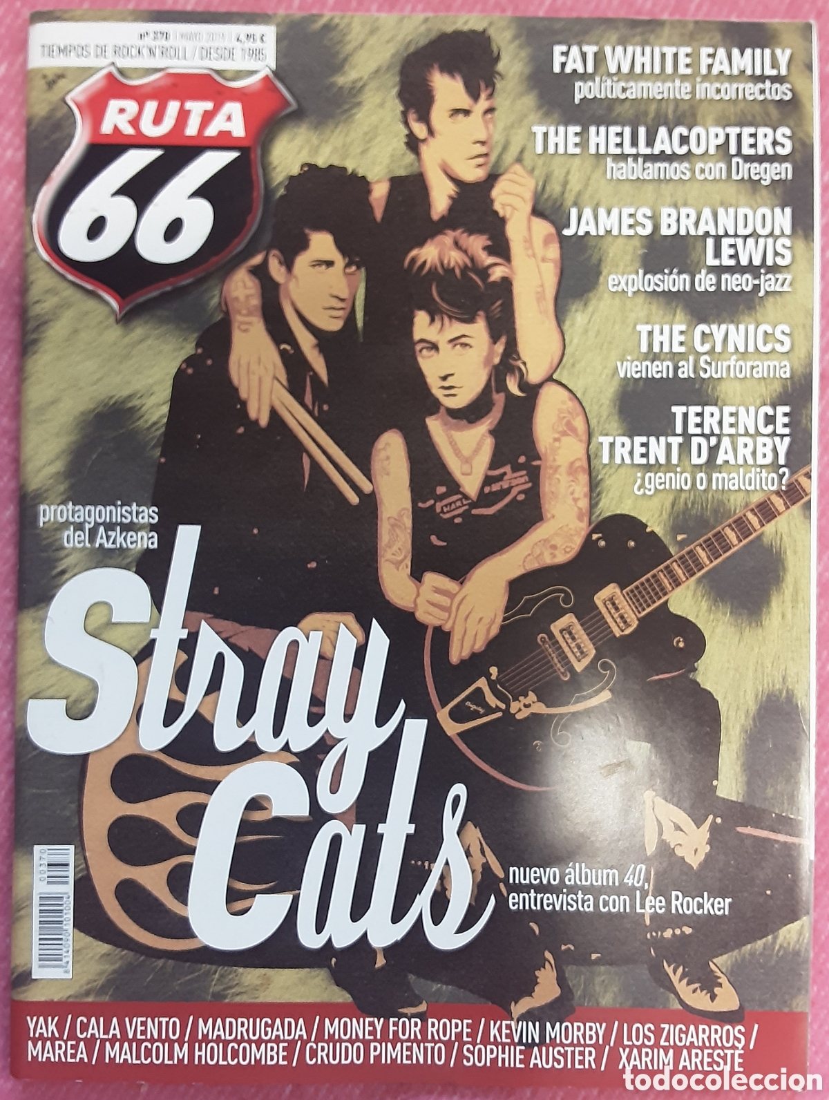 Revistas de m&uacute;sica: Magazine RUTA 66 370 - Stray Cats / The Cynics / Fat White Family / James Brandon Lewis