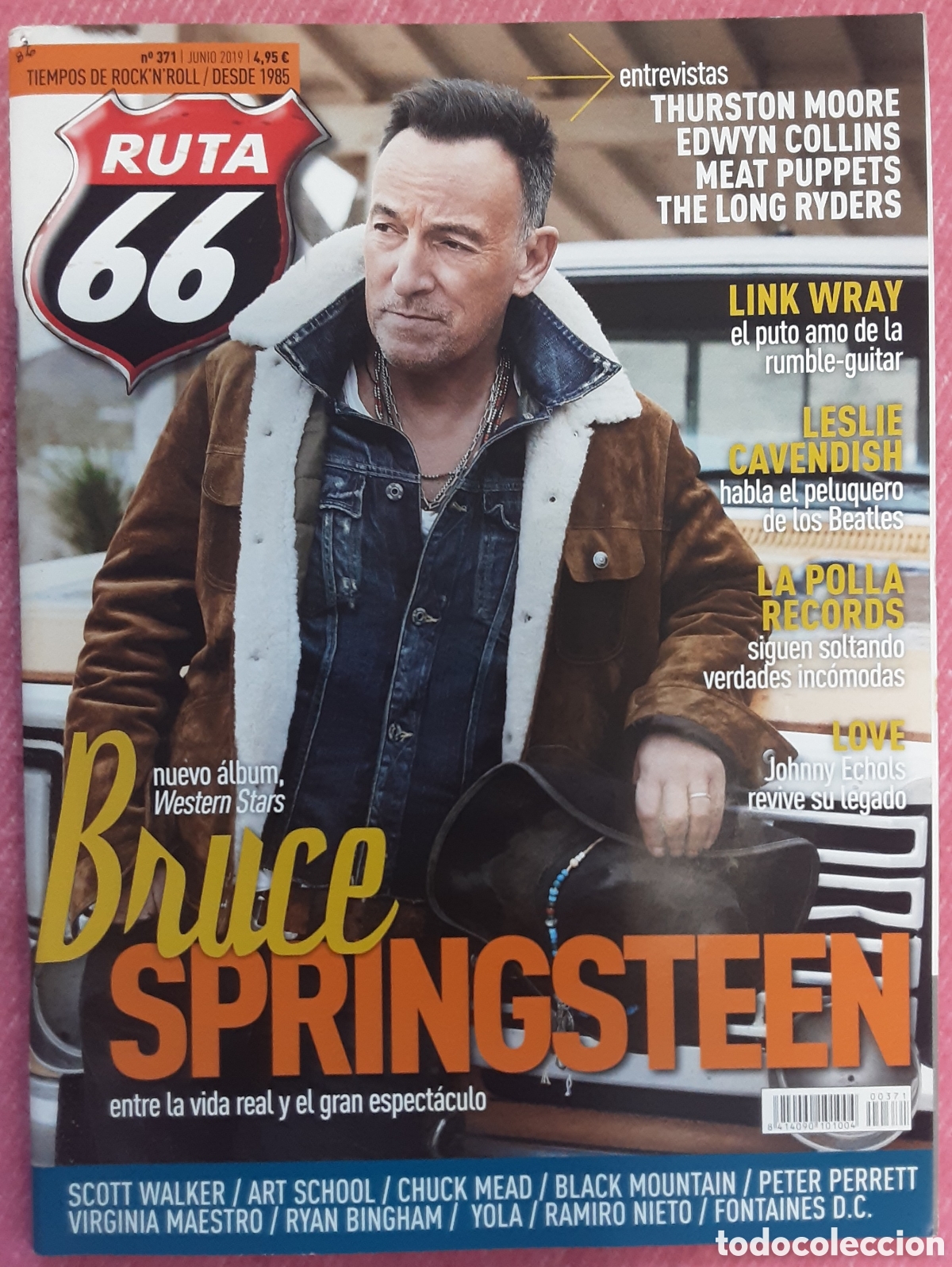 Revistas de m&uacute;sica: Magazine RUTA 66 371 - Bruce Springsteen / Leslie Cavendish / Edwyn Collins / Scott Walkers / Love