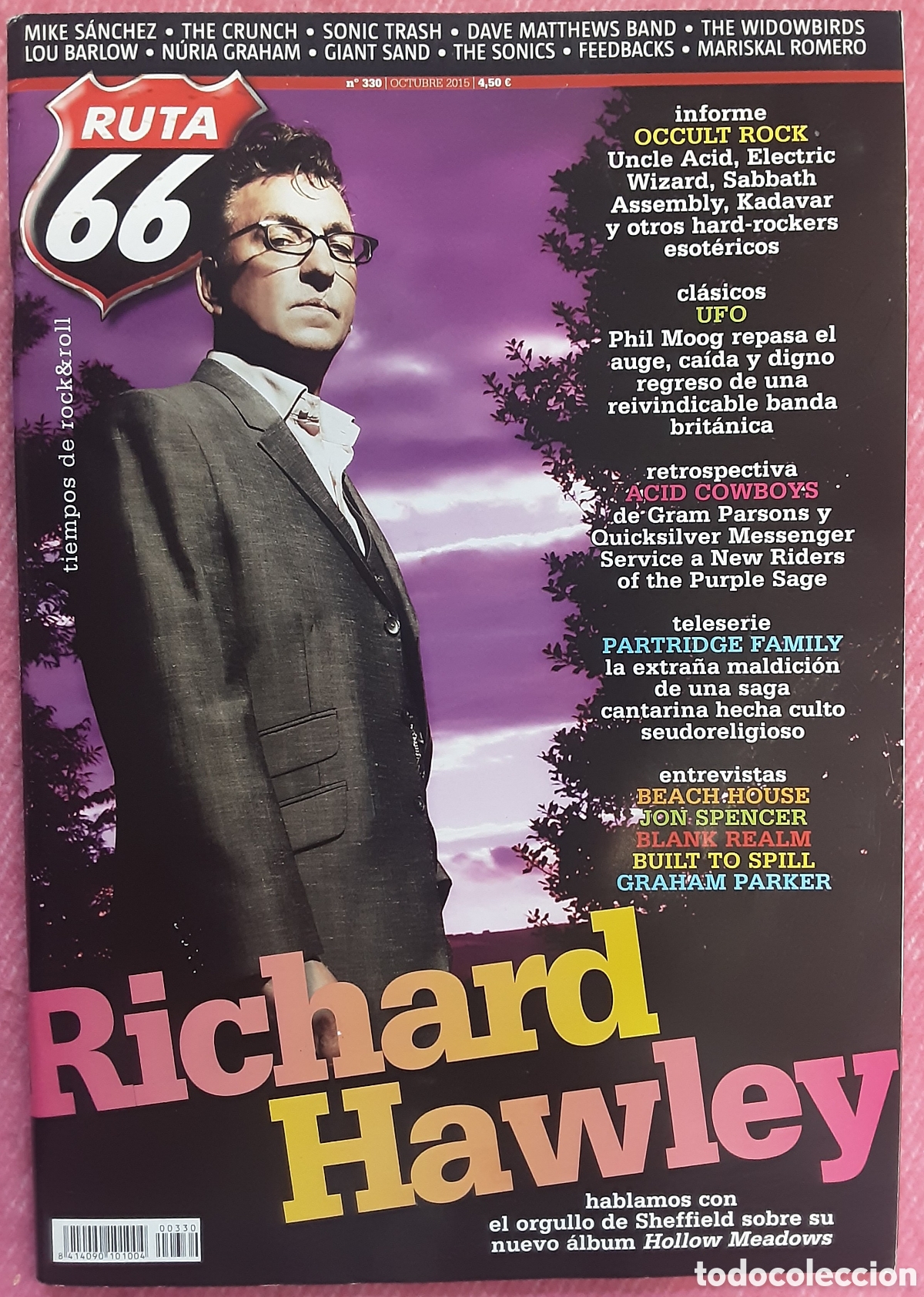 Revistas de m&uacute;sica: Magazine RUTA 66 330 - Richard Hawley / Beach House / Jon Spencer / Graham Parker