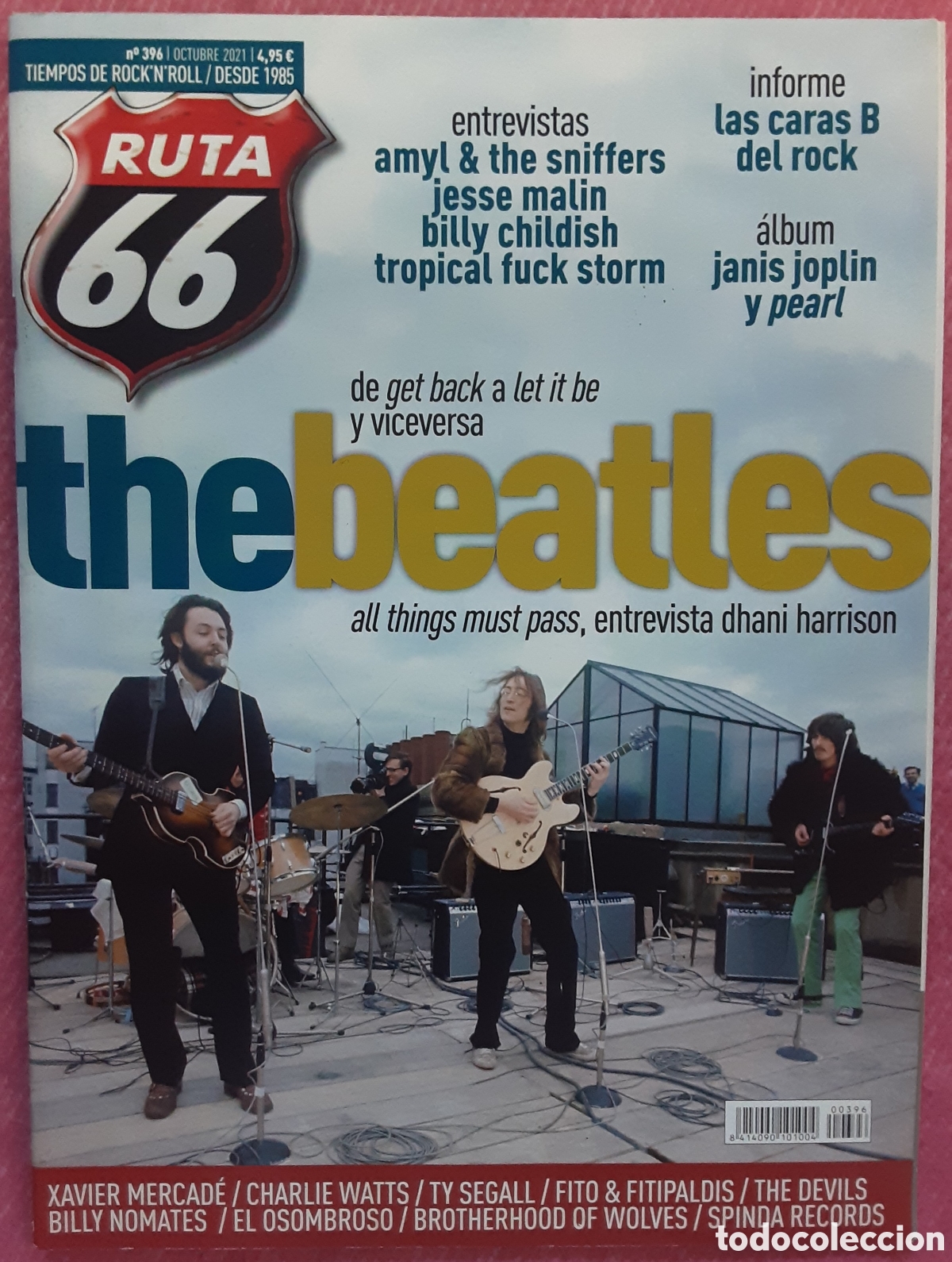 Revistas de m&uacute;sica: Magazine RUTA 66 396 - The Beatles / Dhani Harrison / Jesse Malin / Billy Childish