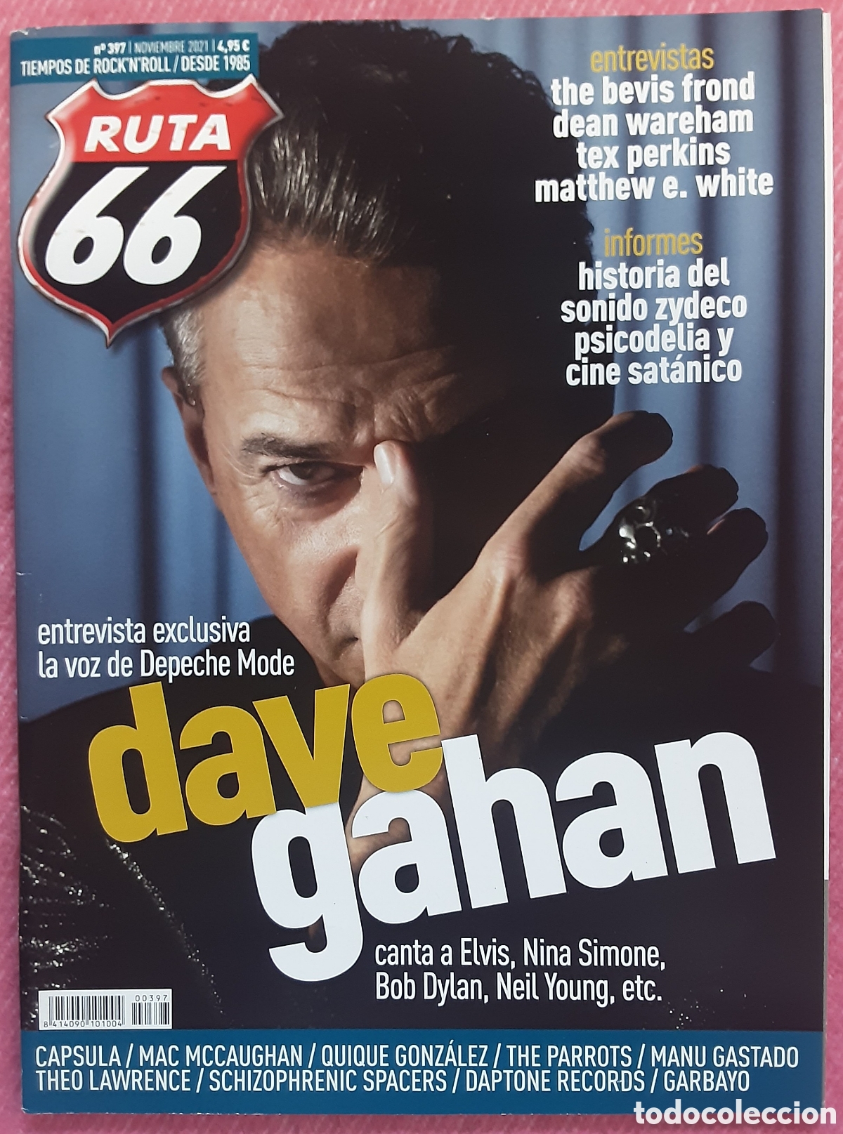 Revistas de m&uacute;sica: Magazine RUTA 66 397 - Dave Gahan / Depeche Mode / Dean Wareham / Tex Perkins