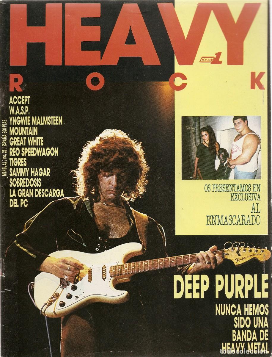 Revistas de m&uacute;sica: Revista Heavy Rock Numero 25 Deep Purple