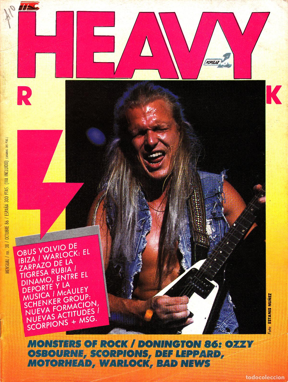 Revistas de m&uacute;sica: Revista Heavy Rock Numero 38 Monsters of rock